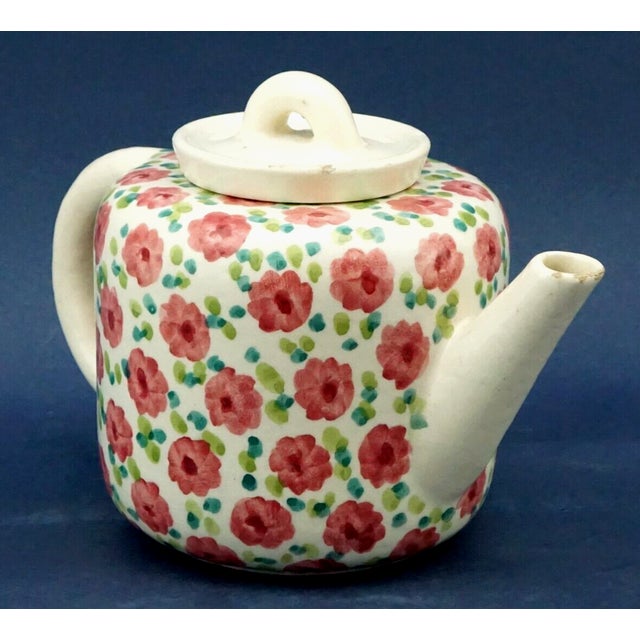 1920s Art Deco Ceramic Service with Teapot, Milk Jug and Sugar Bowl from Rometti, Umberide, Italy, 1920s, Set of 3 For Sale - Image 5 of 18