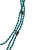 Handmade Three Strand Tiered Beaded Necklace For Sale - Image 4 of 6
