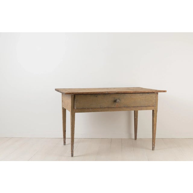 Swedish Folk Art Table For Sale - Image 3 of 11