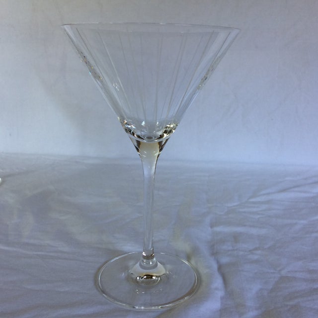 Mikasa Crystal Martini Glasses Set of 4 Chairish
