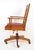 Vintage Stickley Arts & Crafts Oak & Leather Swivel Office Chair For Sale - Image 10 of 14