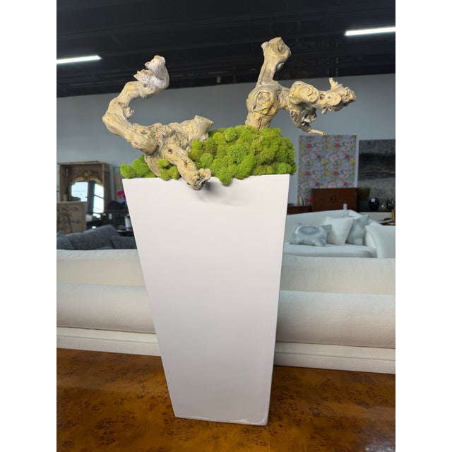 Wood Botanical Mix Floor Arrangement For Sale - Image 7 of 7