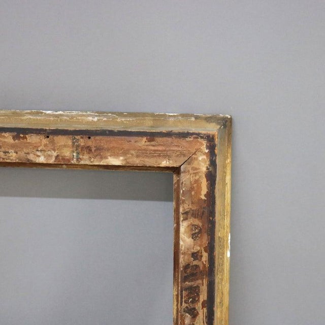 Gold Antique Newcomb-Macklin School Arts & Crafts 1st-Finish Gilt Wood Frame, Circa 1910 For Sale - Image 8 of 9