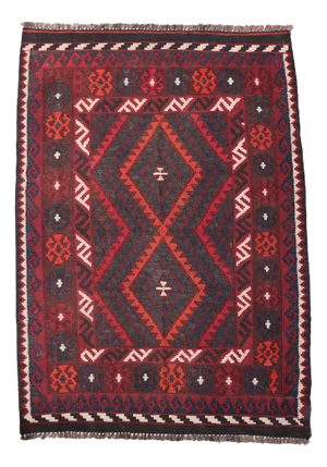 Vintage Handwoven Afghan Kilim Rug, 1980s