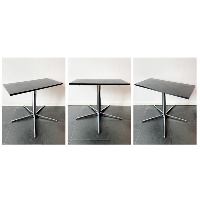 Vintage Side Table in Chrome Frame, Star Base and Rotatable Tabletop For Sale - Image 9 of 11
