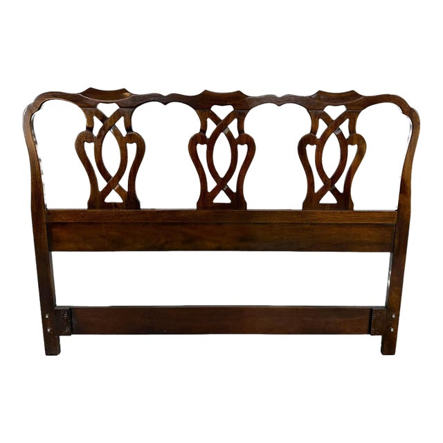 Drexel 18th Century Collection Full/Queen Headboard With Metal Frame For Sale