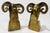 Vintage Brass Rams Head Bookends For Sale In Kansas City - Image 6 of 8
