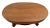 Antique Tiger Oak Oval Center Table Parlor Coffee Table Arts & Crafts Mission For Sale In Palm Springs - Image 6 of 10
