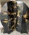 Vintage Chinoiserie Black Lacquer Room Divider Screen For Sale - Image 12 of 12