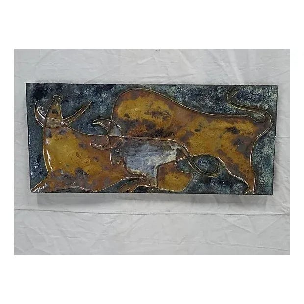 Mid Century Helmut Friedrich Schéffenacker Ceramic Wall Plaque Chairish