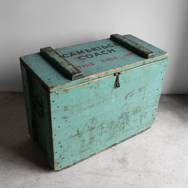 Vintage Cambridge University Rowing Team Ice Box Drinks Cooler Crate, Early 20th Century For Sale - Image 6 of 15