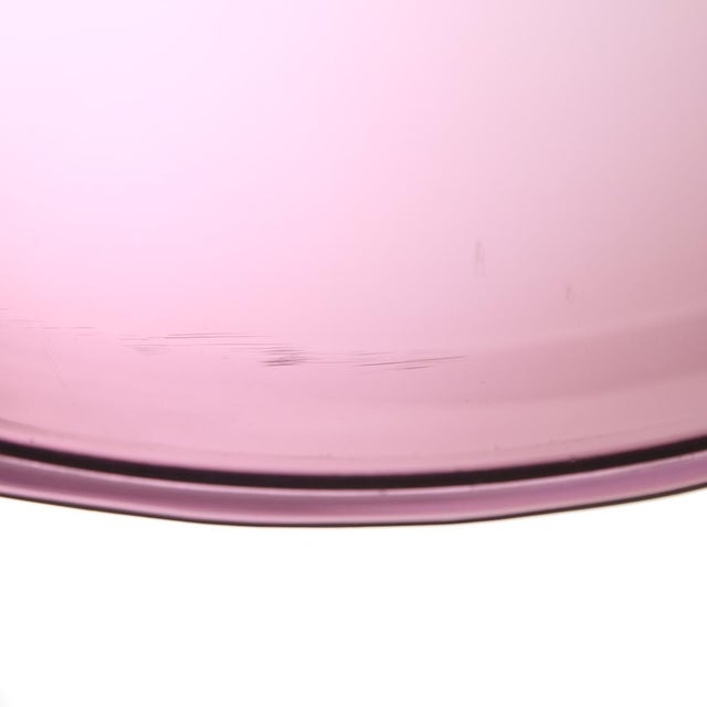 Purple Methacrylate and Glass Pendant Light, 1950s For Sale - Image 10 of 13