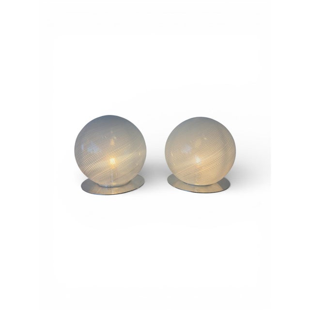 Table Lamps by L. Diaz De Santillan for Venini, 1970s, Set of 2 For Sale - Image 15 of 15
