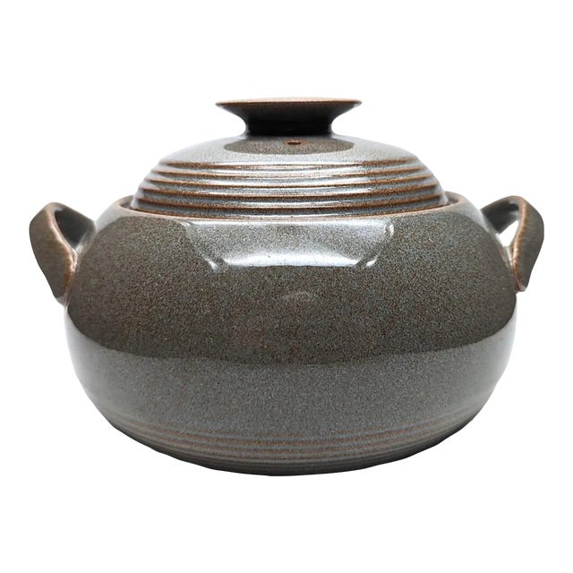 1980s Denby Greystone Casserole Pot With Lid For Sale