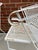 1960s Set of 4 Attributed Woodard Salterini MCM Barrel Back Patio Dining Chairs For Sale - Image 11 of 11