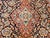 Vintage Kashan Rug, Hand-Knotted Wool & Cotton, Floral Pattern, Navy & Brick-Red, 4x6 For Sale - Image 11 of 16