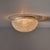 1960s Helena Tynell Bubble Glass Flush Mount for Limburg Executed in thick textured bubble glass and painted metal mount....