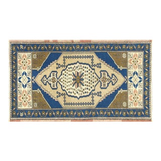 1960s Turkish Oushak Yastic Rug For Sale