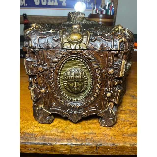 19th Century Extremely Ornate Humidor For Sale - Image 13 of 14