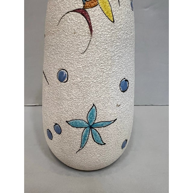White Vintage Midcentury Italian Vase For Sale - Image 8 of 8