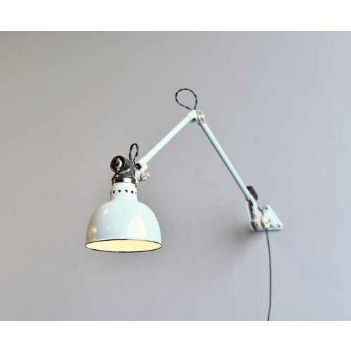 Gold Wall Mounted Task Lamp from Rademacher, 1930s For Sale - Image 8 of 8