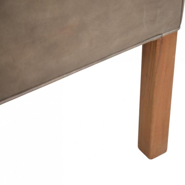 Model 2207 Lounge Chair in Patinated Leather by Børge Mogensen, 1970s For Sale - Image 12 of 18