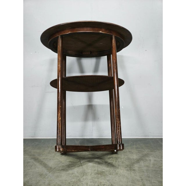 Vienna Secession Oval Table by Josef Hoffmann, 1890s For Sale - Image 12 of 13