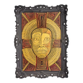 “All Great Truths” Oil Paint Pen on Wood Drawing by r.a. Buys For Sale