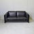 Black Lacquered Wood and Leather Two-Seater Sofa by Kazuhide Takahama for Gavina, 1970s For Sale - Image 11 of 11