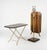 1960s Mid-Century Goatskin and Brass Serving Folding Tables by Aldo Tura, Italy, 1960s For Sale - Image 5 of 18