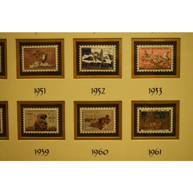 Mid 20th Century Us Migratory Waterfowl Cloisonne Pin Ducks Unlimited Collection: 1934-1978 For Sale - Image 5 of 12