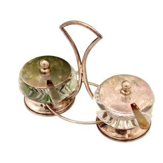 Silver Salt and Pepper Shakers, Set of 2 For Sale