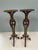 1920s English Pedestal Stands in Walnut, 1920s, Set of 2 For Sale - Image 5 of 6