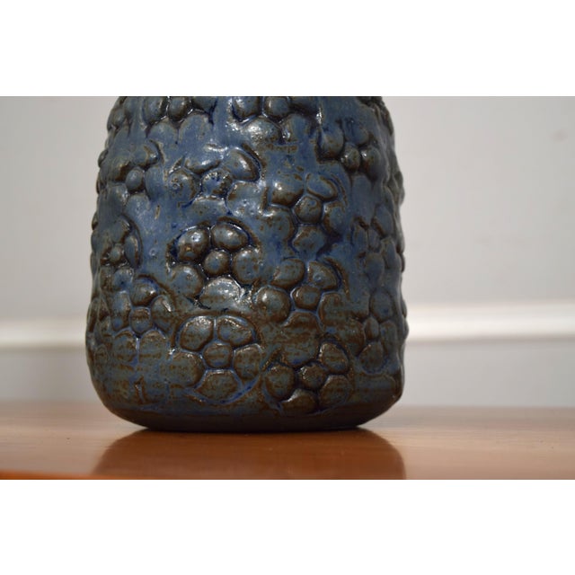 Age: Approx: 20 Years Old Details: Modern Design High Quality Nice Blue Glazed Pottery Vase Condition: Excellent Clean...