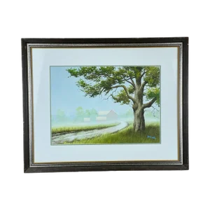 “Morning Fog” Framed Watercolor by Bill Ely 1990