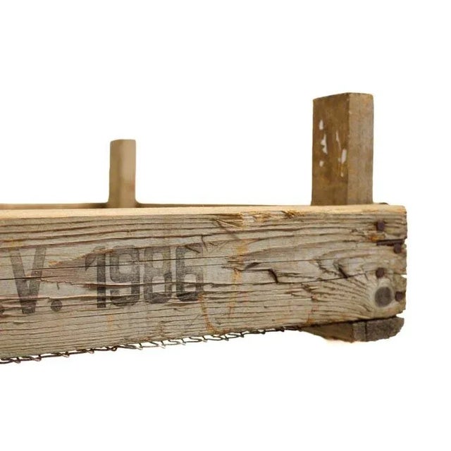 Tulip Tray W/ Wire Screen Bottom "P. Bakker" 1986 For Sale - Image 4 of 10