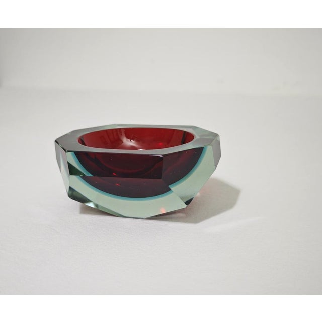 Mid-Century Modern Murano Glass Ashtray attributed to Flavio Poli for Seguso Vetri Darte, Italy, 1960s For Sale - Image 11 of 11