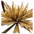 Metal Brutalist Torch‑Cut Sunburst Coffee Table Mid-Century Modern Silas Seandel Style For Sale - Image 7 of 12