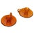 Orange Bubble Glass Candleholders, 1960s, Set of 2 For Sale - Image 9 of 9