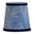 Classic Blue and White Marbled Paper Chandelier Shade - 3”x4”x4” For Sale