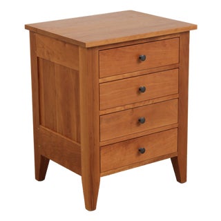 Gat Creek Cherry 4 Drawer Nightstand For Sale