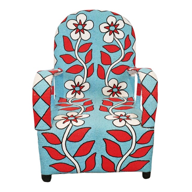 Yoruba Beaded Chair Chairish
