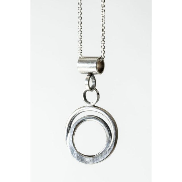 Silver Pendant from Cecilia Johansson, 1979 For Sale - Image 4 of 6