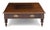 Ralph Lauren Campaign Style Wood & Brass Mounted Coffee Cocktail Table.