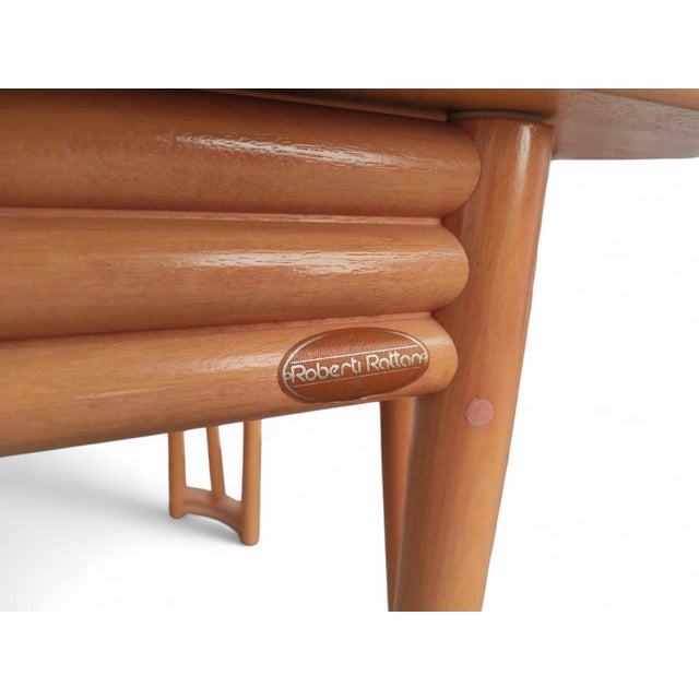 Wood Vintage Bamboo Table by Roberti Rattan, 1960s For Sale - Image 7 of 11