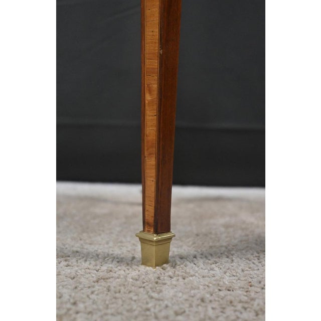 Small Louis XVI Style Marquetry Side Table, Early 20th Century For Sale - Image 10 of 18