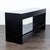 Modern Two Drawer Wood Credenza With Shelf For Sale - Image 3 of 9