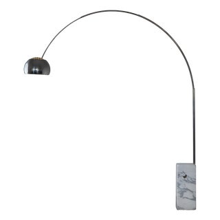 Arco Floor Lamp by Achille and Piergiacomo Castiglioni for Flos, 1960s For Sale