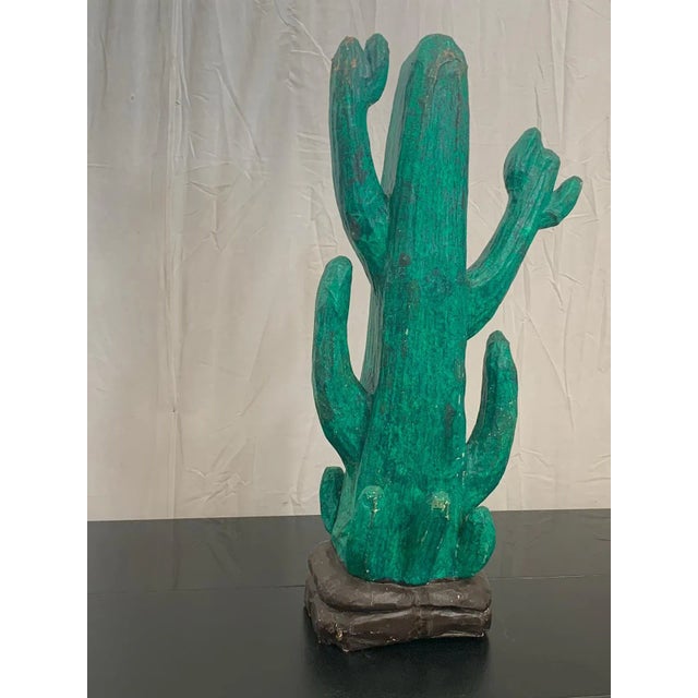 1970s Papier Mâché Cactus Sculpture by Roy Roberts, 1970s For Sale - Image 5 of 5