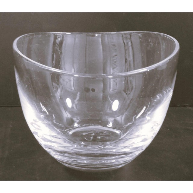 Simon Pearce Hand Blown Glass Barre Oval Bowls Set of 4 For Sale - Image 15 of 16